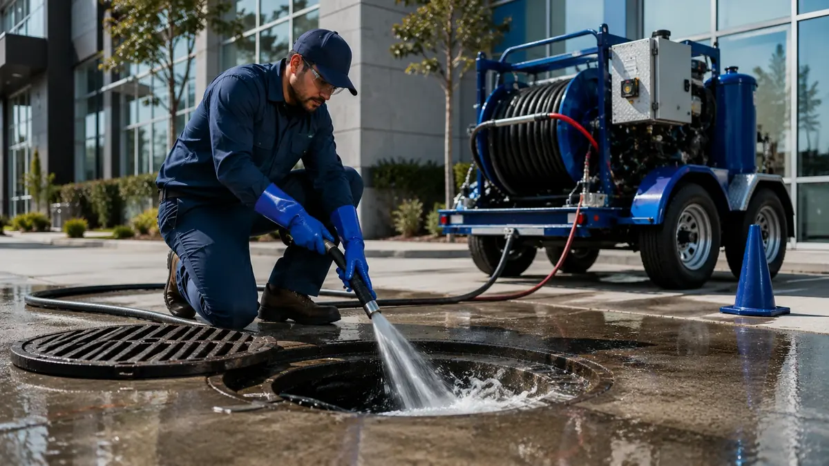 Commercial Hydro Jet Drain Cleaning in Ojai
