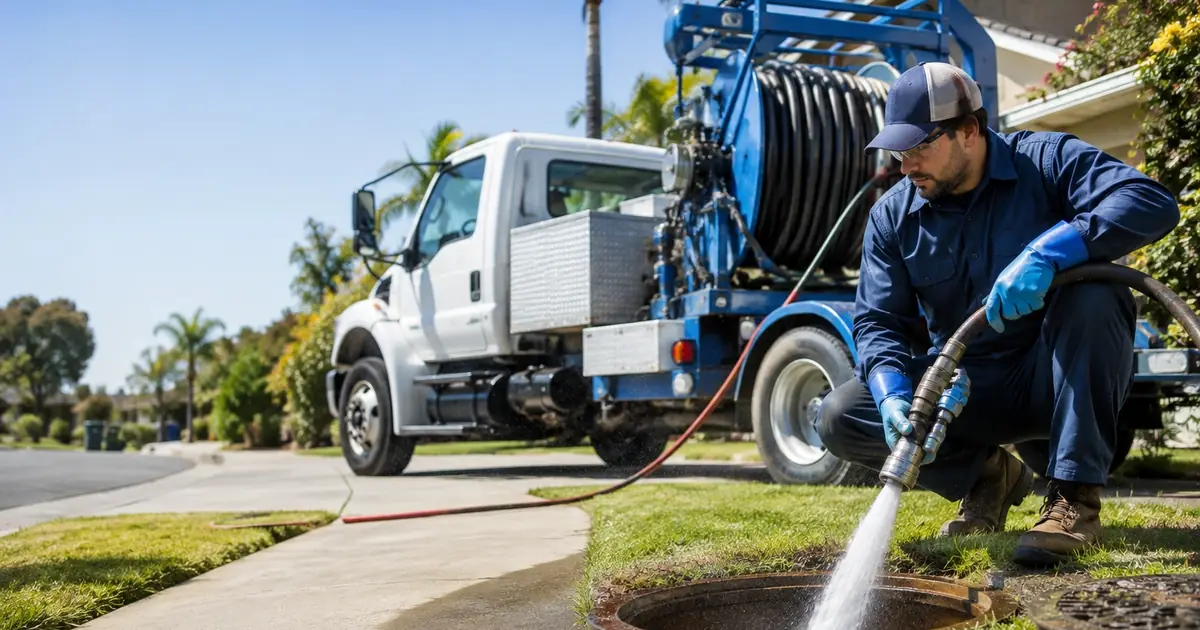 Hydro jet sewer cleaning Ojai