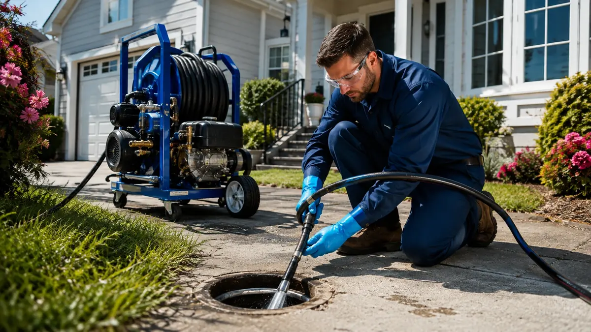 Residential Hydro Jet Drain Cleaning in Ojai
